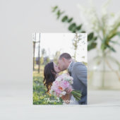 S 結婚 Thank You Post Card ポストカード (スタンド正面)