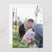 S 結婚 Thank You Post Card ポストカード (正面/裏面)