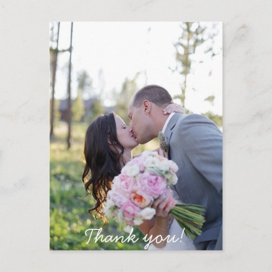 S 結婚 Thank You Post Card ポストカード (正面)