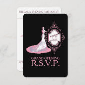 s 結婚BOUTIQUE ～返信/ RSVPカード (正面/裏面)