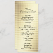 s、結婚Gold Foil、カスタムMenu メニュー (正面/裏面)