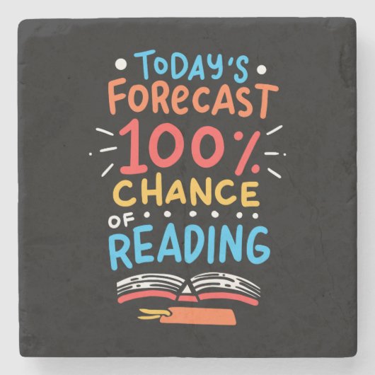 s -読の100%の可能性読 ストーンコースター (正面)