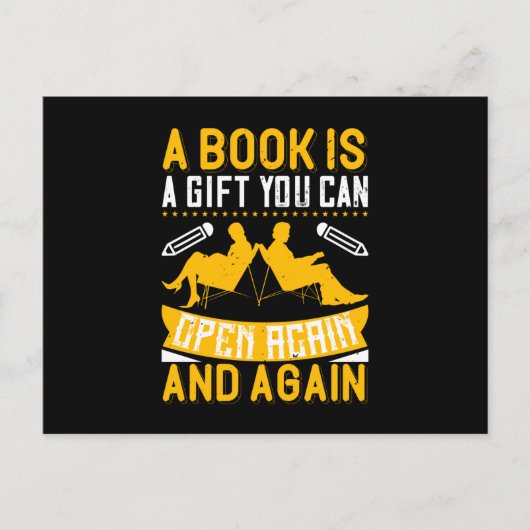 s -読本は開けるギフトだ ポストカード (正面)