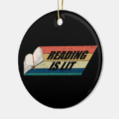 s 読Is Lit – の書籍読ヴィンテージレトロ セラミックオーナメント (左)