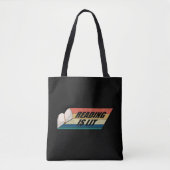 s 読Is Lit – の書籍読ヴィンテージレトロ トートバッグ (正面)