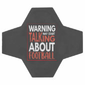 s:警告サッカーについて話し始めよう サッカーボール (フラット)