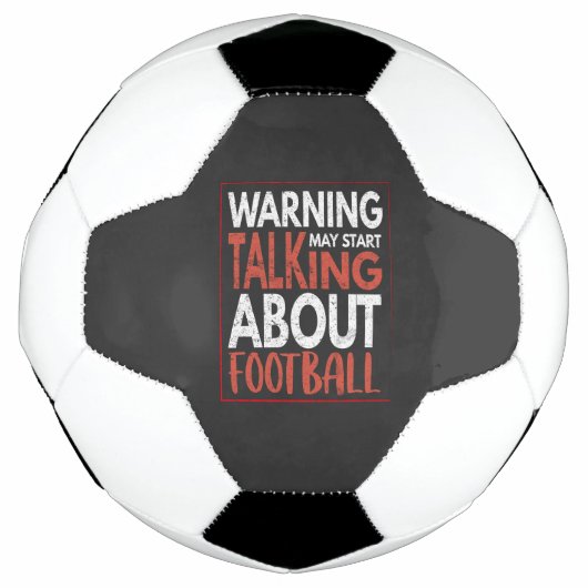 s:警告サッカーについて話し始めよう サッカーボール (正面)