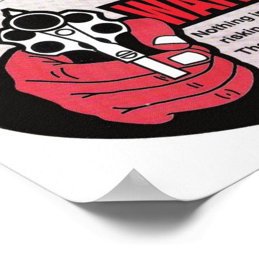 s -警告ポスターのために死ぬ価値のある何も ポスター (角)