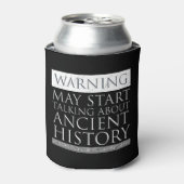 s -警告古代の歴史について話し始める 缶クーラー (缶正面)