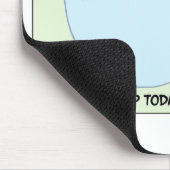 s:警告急に疲れ切ったシック マウスパッド (コーナー)