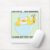 s:警告急に疲れ切ったシック マウスパッド (マウス)