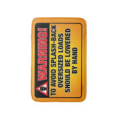 s -警告跳ね返りバスルームのマットを避ける バスマット (正面縦)