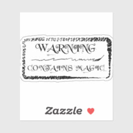 s:警告魔法シールを含む シール