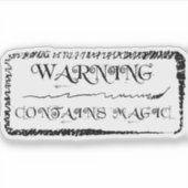 s:警告魔法シールを含む シール (正面)