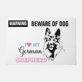 s -警告24" x 36インチDoor Mat ドアマット (正面)