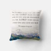 s、賛美数値6:24-26、水彩風景 クッション (裏面)