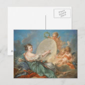 s, 1765絵画年の寓話(キャンバス上の油) ポストカード (正面/裏面)