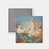 s, 1765絵画年の寓話(キャンバス上の油) マグネット (正面/裏面)