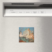 s, 1765絵画年の寓話(キャンバス上の油) マグネット (インサイチュ (食洗機))