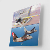 S-3バイキング スクエア壁時計 (傾斜)