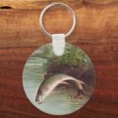 S.A.キルボーンヴィンテージ魚によるイナゴの跳躍 キーホルダー (正面)