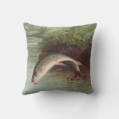 S.A.キルボーンヴィンテージ魚によるイナゴの跳躍 クッション (裏面)