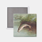 S.A.キルボーンヴィンテージ魚によるイナゴの跳躍 マグネット (正面/裏面)