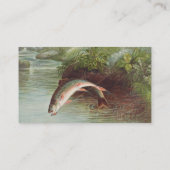 S.A.キルボーンヴィンテージ魚によるイナゴの跳躍 名刺 (裏面)