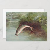 S.A.キルボーンヴィンテージ魚によるイナゴの跳躍 招待状 (正面/裏面)