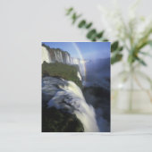 S.A.，ブラジル，イグアス秋秋と虹 ポストカード (スタンド正面)