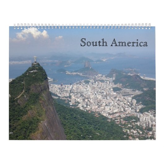 S.A.写真カレンダーBrazil Argentina Color カレンダー (カバー)