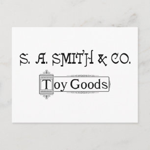 S A. Smith & Co. Toy Goods 1888ロゴ ポストカード
