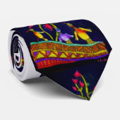 S Ambroseによる原生のDreamtimeの鳥のタイ ネクタイ (ロール)