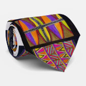 S AmbroseによるDreamtimeの原生のタイブラウン ネクタイ (ロール)