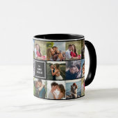 's Anniversary Photo Collage Cusom Mug マグカップ (正面右)