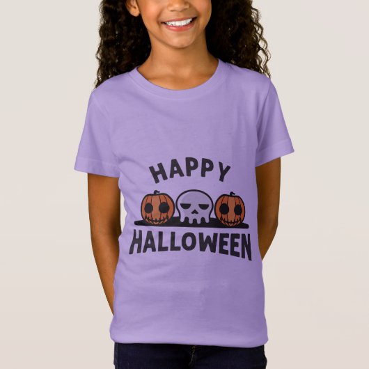 S B創造ハロウィーンの子供のためのTシュリ Tシャツ (正面)