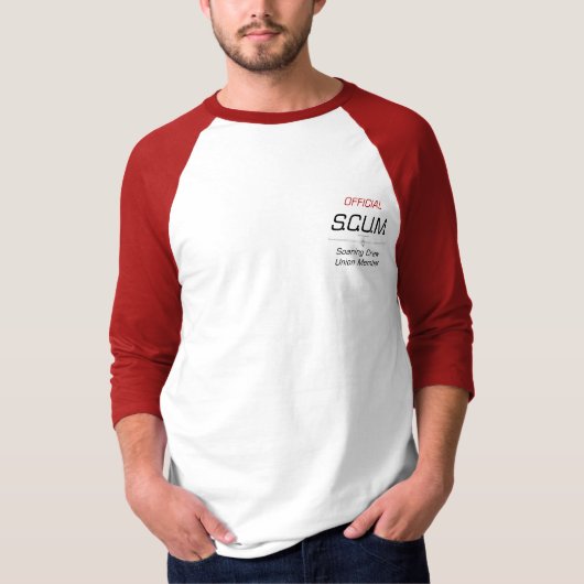 S.C.U.M.  …急上昇した乗組員の組合員 Tシャツ (正面)