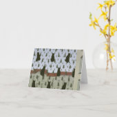 s Catsノートカード カード (黄色い花)