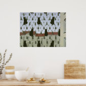 s Cats Basicポスターラージ ポスター (キッチン)