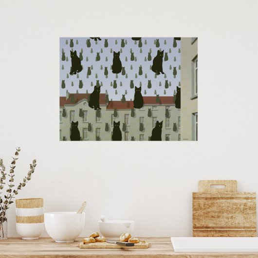 s Cats Basicポスターラージ ポスター (キッチン)