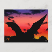 S. Congress Bridge、オースティン、TXの近くで彫刻を打って下さい ポストカード (正面)