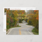 S-CURVES/FALL COLORS/DOOR COUNの1つの長い伸張 ポストカード (正面/裏面)