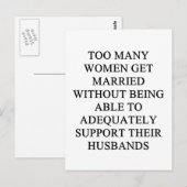 s divorceおもしろいアイディアのためにあなた ポストカード (正面/裏面)