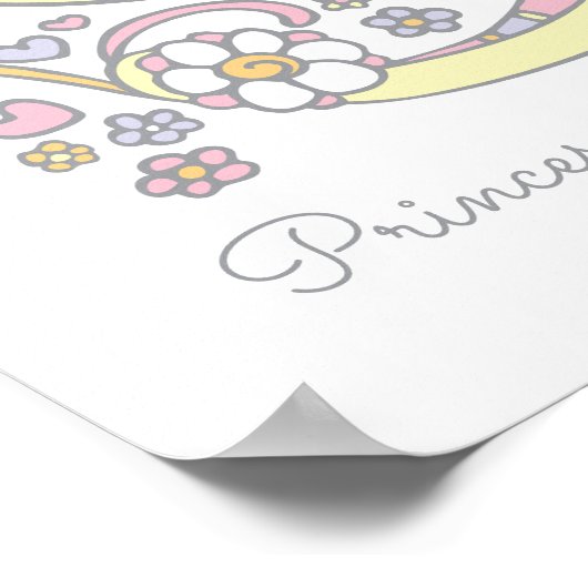 S for Sally monogram letter art name meaning ポスター (角)