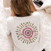 S. Friguiによるオリジナル押し花アートから Tシャツ