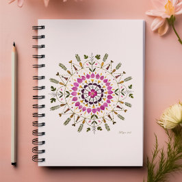 S. Friguiによるフローラルマンダラ押し花アート プランナー手帳