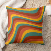S Groovy Wavy 70sパターン枕 クッション (ブランケット)