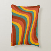 S Groovy Wavy 70sパターン アクセントクッション (裏面(縦))