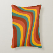 S Groovy Wavy 70sパターン アクセントクッション (正面(垂直))