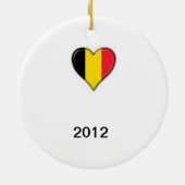 S.H.A.P.E. ベルギーのオーナメント セラミックオーナメント (裏面)